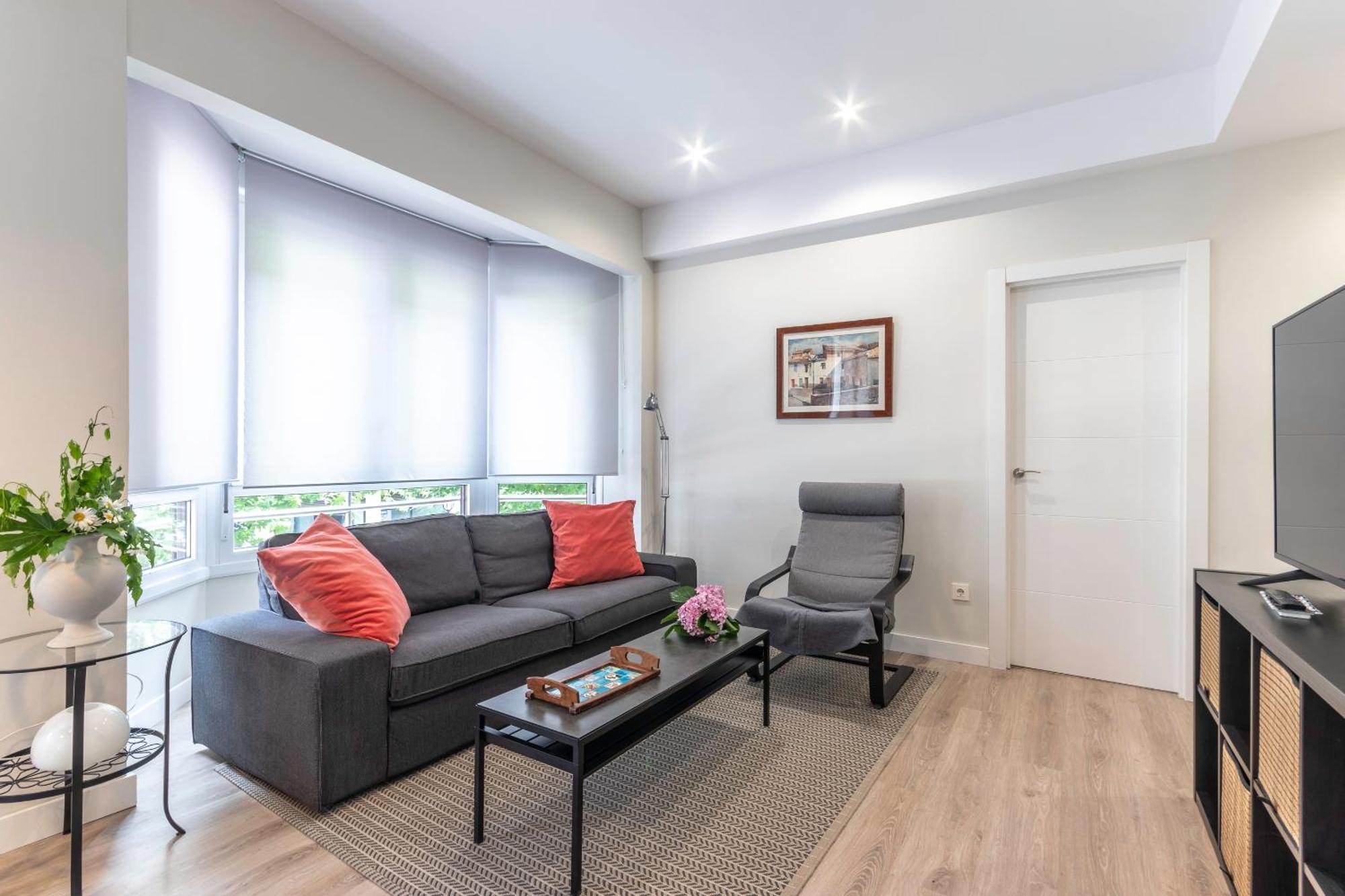 Apartamento Moderno Y Amplio En El Centro Bilbao Exterior foto